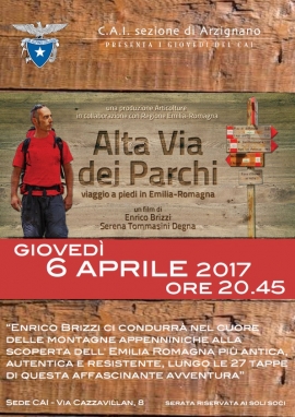 Proiezione film: &quot;Alta Via dei Parchi&quot;