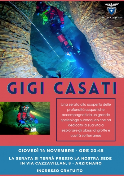 GIGI CASATI - Speleosubacqueo